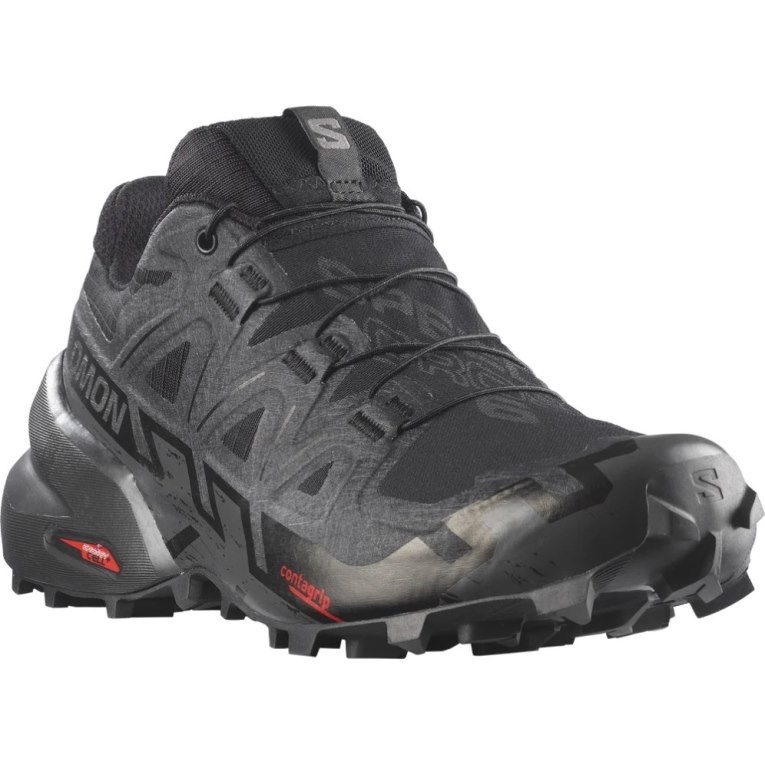 Black Salomon Speedcross 6 GTX Women's Trail Running Shoes | PH 07584R